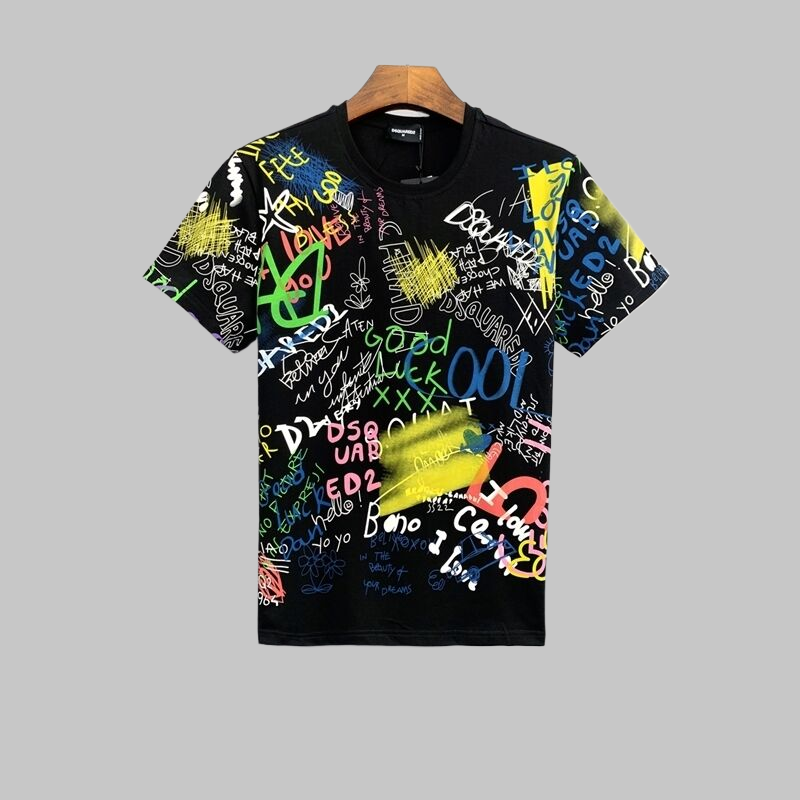 2025 D2 New Men's Short Sleeve T-Shirt
