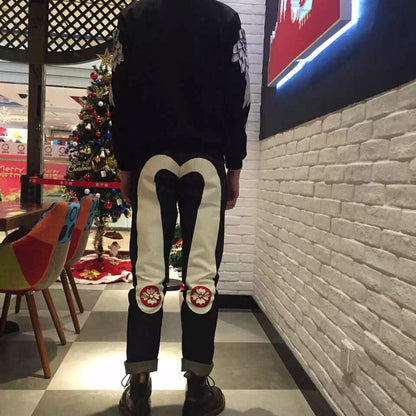 2025 New EV Couple Fashion jeans