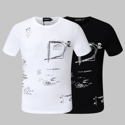 2025 D2 New Men's Short Sleeve T-Shirt