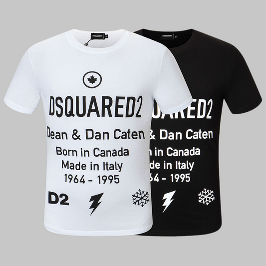 2025 D2 New Men's Short Sleeve T-Shirt